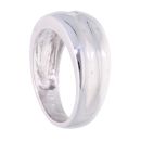 9ct White Gold 0.10ct Princess Cut Diamond Signet Ring