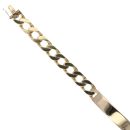 9ct Yellow Gold ID Curb Bracelet 9"