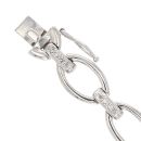 9ct White Gold 0.25ct Brilliant Cut Diamond Bracelet 7.5"