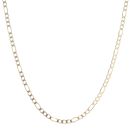 9ct Yellow Gold Figaro Chain 18"