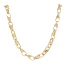 9ct Yellow Gold Tulip Chain