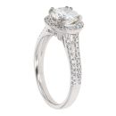 Platinum 2.00ct Diamond Cluster Ring