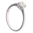 18ct White Gold 0.50ct Brilliant Cut Diamond Solitaire Ring