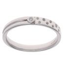 9ct White Gold 0.10ct Diamond Fancy Ring