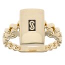 14ct Yellow Gold Monaco Classic Plain Signet Ring