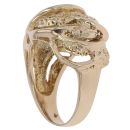 9ct Yellow Gold Patterned Fancy Ring