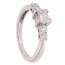 18ct White Gold 0.50ct Diamond Five Stone Ring