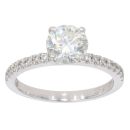 Platinum 1.30cts Brilliant Cut Diamond Solitaire Ring