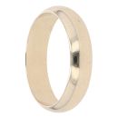 9ct Yellow Gold Plain Wedding Band 5.4mm