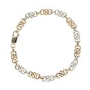 9ct Yellow and White Gold Celtic Bracelet 7.5"