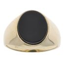 9ct Yellow Gold Onyx Signet Ring