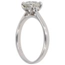 18ct White Gold 0.80ct Brilliant Cut Diamond Solitaire Ring