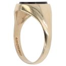 9ct Yellow Gold Onyx Signet Ring