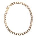 9ct Yellow Gold Curb Bracelet 8"