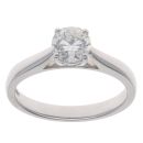 Platinum 1.00ct Diamond Solitaire Ring