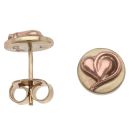 9ct Yellow and Rose Gold Clogau Tree Of Life Stud Earrings