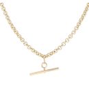 9ct Yellow Gold T-Bar Belcher Chain 22"