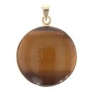 9ct Yellow Gold Tiger's Eye Pendant