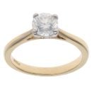 18ct Yellow Gold 1.00ct Diamond Solitaire Ring