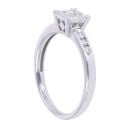 18ct White Gold 0.55ct Diamond Cluster Ring