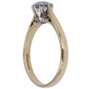 18ct Yellow Gold 0.76ct Brilliant Cut Diamond Solitaire Ring