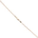 9ct Yellow Gold Square Curb Chain 16"