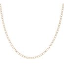 9ct Yellow Gold Curb Chain 18"
