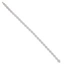 18ct White Gold 2.00ct Diamond Bracelet 7"