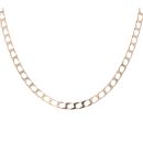 9ct Yellow Gold Square Curb Chain 18"