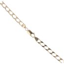 9ct Yellow Gold Square Curb Chain 22"