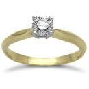18ct Yellow Gold 0.50ct Diamond Solitaire Ring