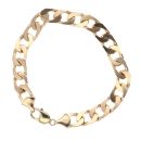 9ct Yellow Gold Curb Bracelet 9"