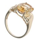 9ct Yellow Gold Single Stone Citrine Ring