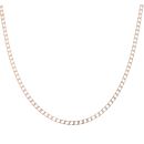 9ct Yellow Gold Square Curb Chain 16"