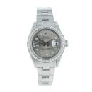 Rolex Custom Oyster Perpetual Date Pre Owned Watch Ref 69190