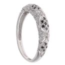 18ct White Gold 0.20ct Diamond Fancy Ring