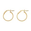 Silver Gold Plated Hoop Earrings