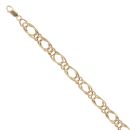 9ct Yellow Gold Fancy Bracelet 8"