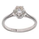 18ct White Gold 0.55ct Brilliant Cut Diamond Solitaire Ring