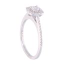 18ct White Gold 0.42ct Diamond Solitaire Ring