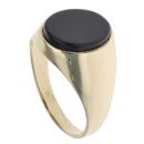 9ct Yellow Gold Onyx Signet Ring