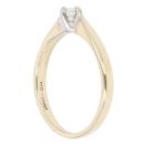 9ct Yellow Gold 0.20ct Brilliant Cut Diamond Solitaire Ring