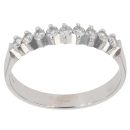 18ct White Gold 0.30ct Brilliant Cut Diamond Half Eternity Ring