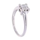 9ct White Gold 0.30ct Diamond Princess Cluster Ring