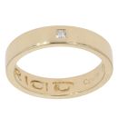 18ct Yellow Gold 0.03ct Diamond Solitaire Clogau Ring