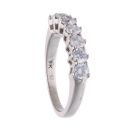 9ct White Gold Cubic Zirconia Eternity Ring