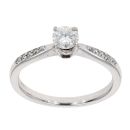 18ct White Gold 0.60ct Diamond Solitaire Ring
