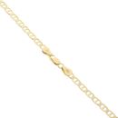 Gold Plated Silver Anchor Chain 18"