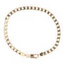 9ct Yellow Gold Curb Bracelet 8"