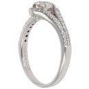 18ct White Gold 0.75ct Diamond Fancy Ring